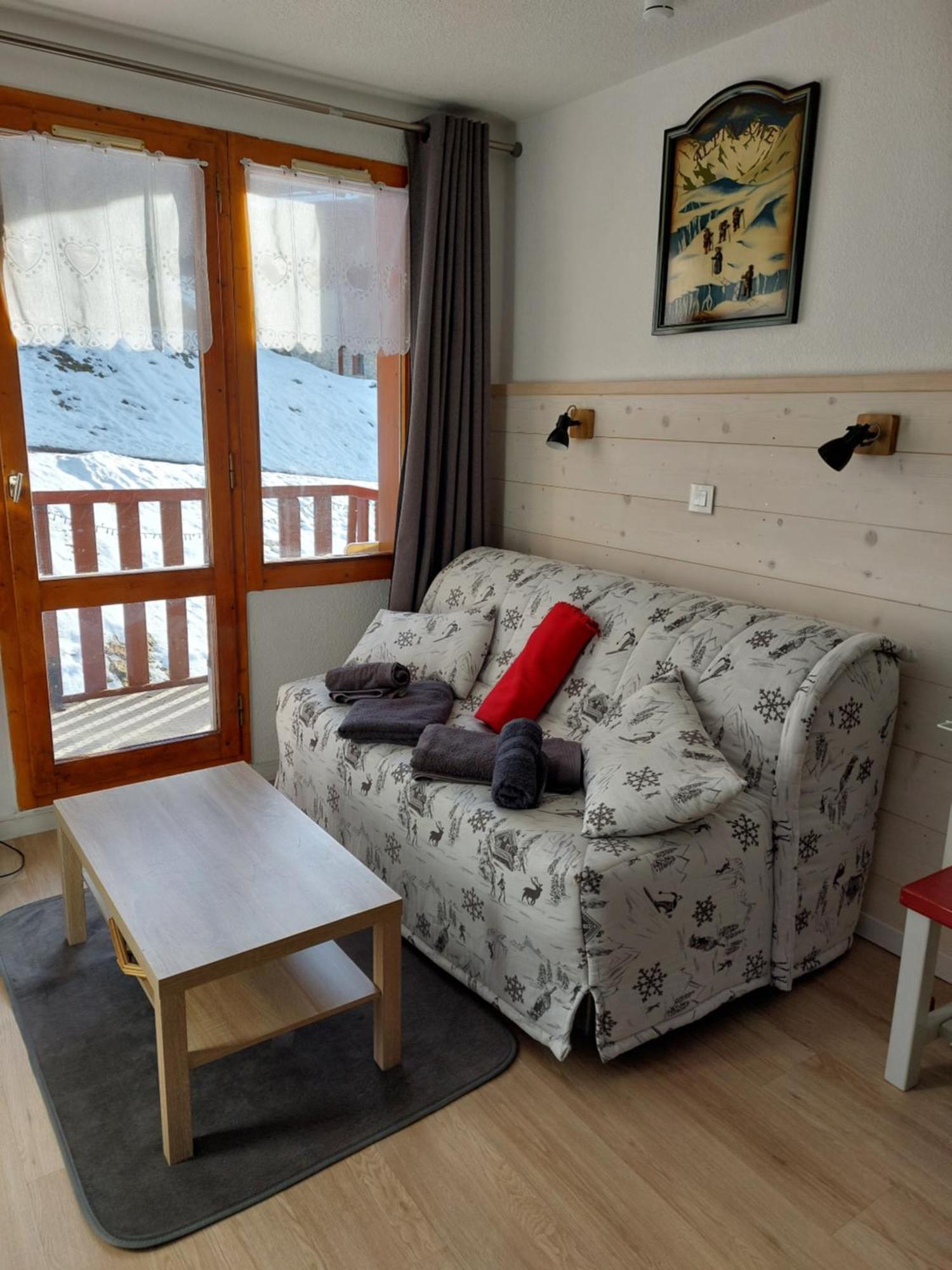 La Plagne Les Coches Studio Divisible Ensoleille Exteriér fotografie