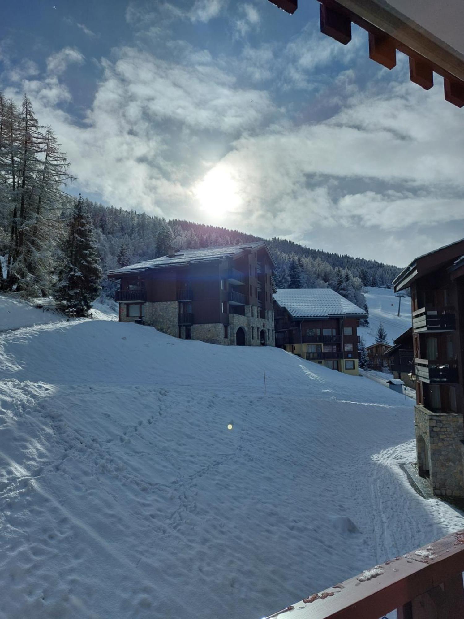 La Plagne Les Coches Studio Divisible Ensoleille Exteriér fotografie